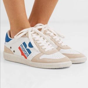 Isabel Marant Bulian Sneaker Red/White/Blue 39